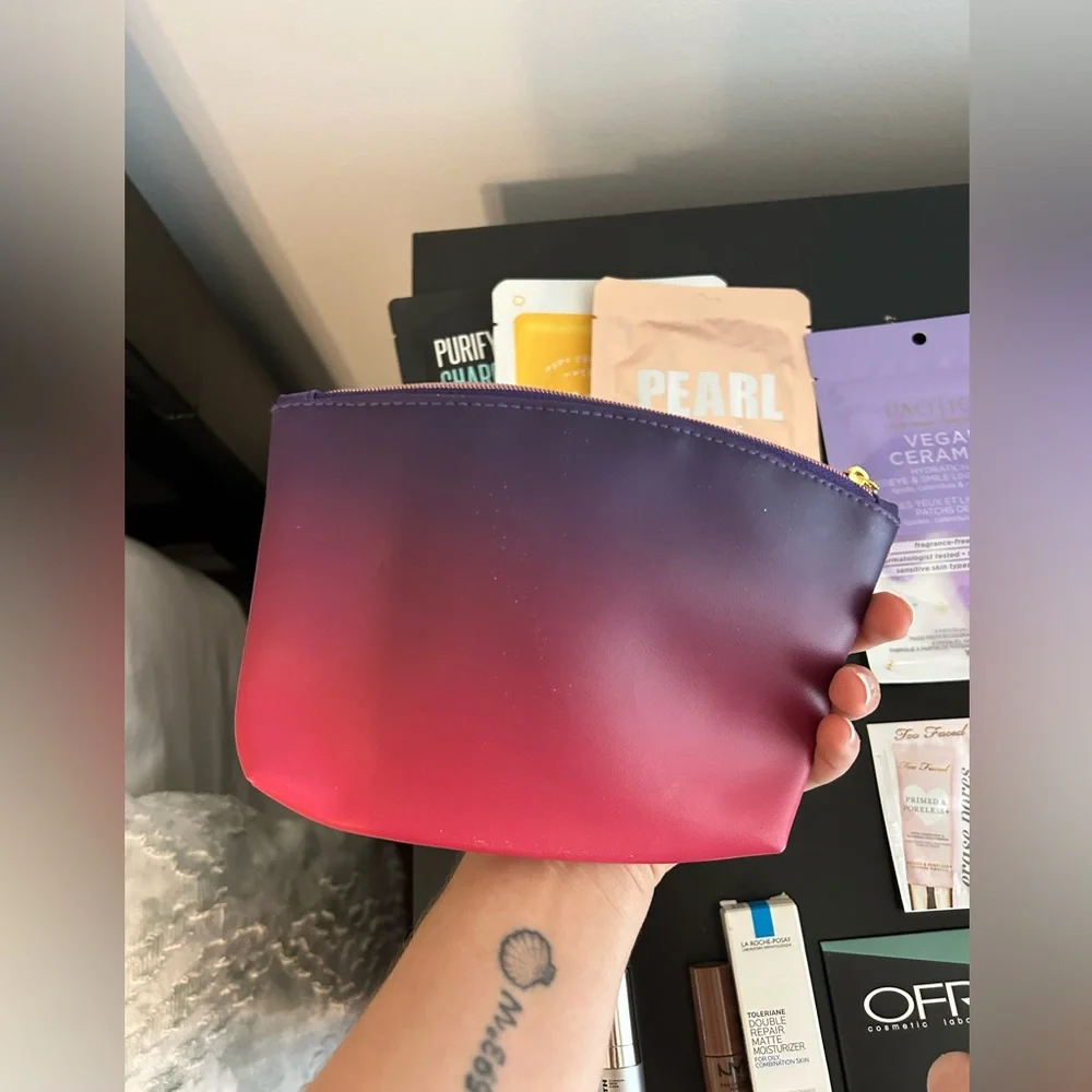 Ipsy makeup bag and makeup sample lot